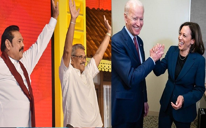 அமெரிக்காவின் புதிய ஜனாதிபதிக்கு கோட்டா மற்றும் மஹிந்த வாழ்த்து!