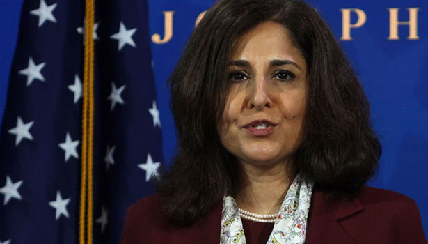 இந்திய பெண் நீரா டாண்டன் நியமனத்தை வாபஸ் பெற்றார் ஜோ பைடன்