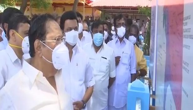 கல்லணையில் முதலமைச்சர் மு.க.ஸ்டாலின் ஆய்வு!