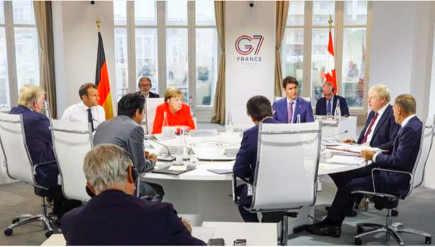 இங்கிலாந்தில் ஜி-7 உச்சிமாநாடு தொடக்கம் - கொரோனாவுக்கு பின் உலக தலைவர்கள் நேரில் சந்திப்பு!