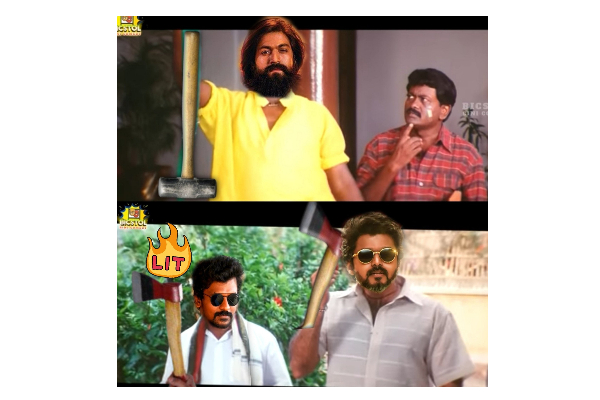 KGF-யை கதறவிடும் விஜய் ரசிகர்கள்! 